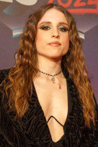 Angelina Mango durante un evento pubblico