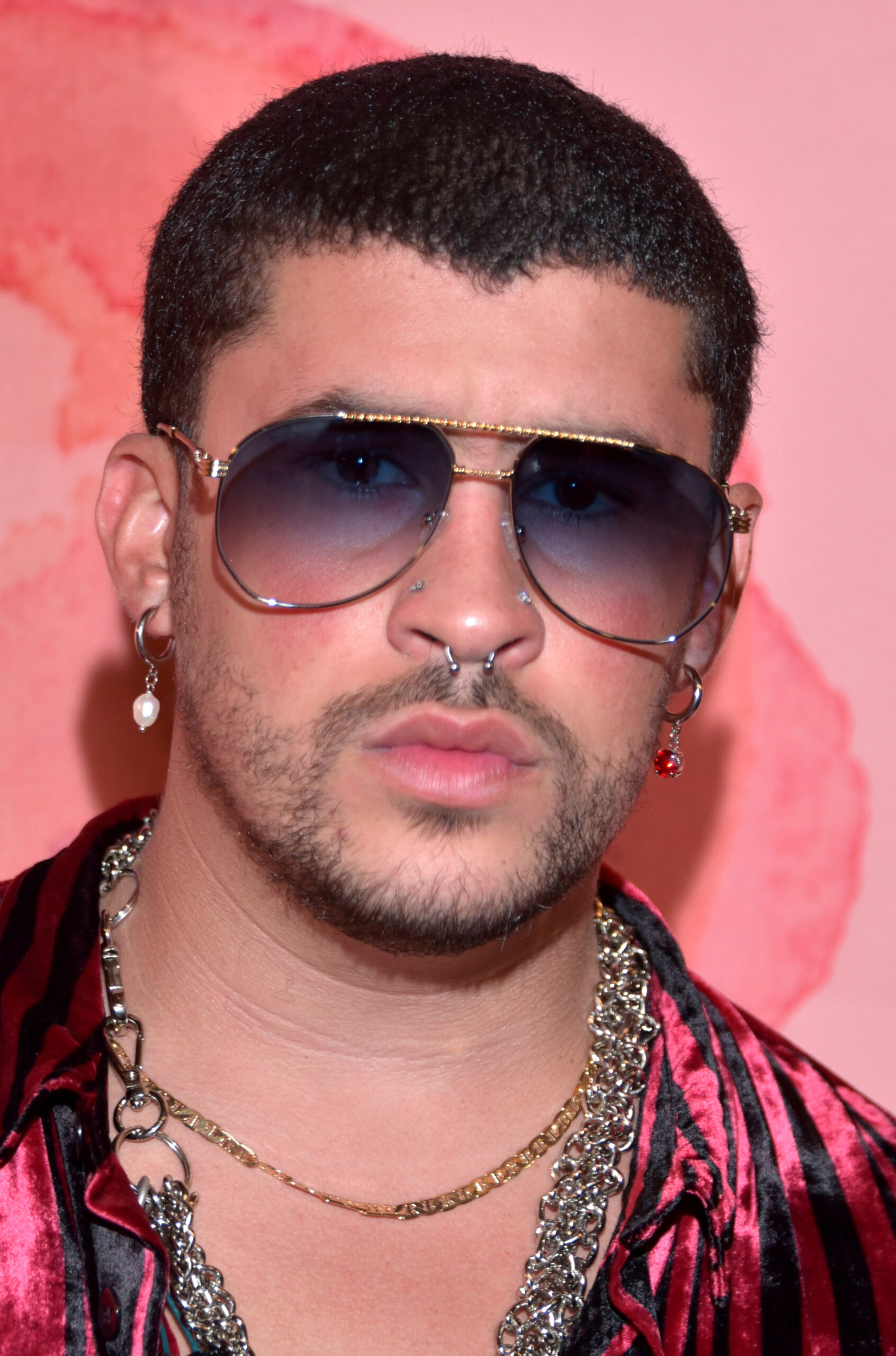 Bad Bunny durante un evento pubblico nel 2019