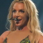 Britney Spears durante un concerto a Londra nel 2016