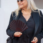 Mara Venier durante un evento pubblico alla Mostra del Cinema di Venezia