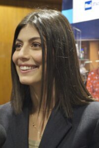 alessandra mastronardi durante un evento pubblico
