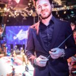Marco Vito nello studio televisivo di Amici nel 2019