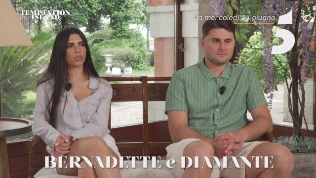 Bernadette e Diamante nel video ufficiale di Temptation Island