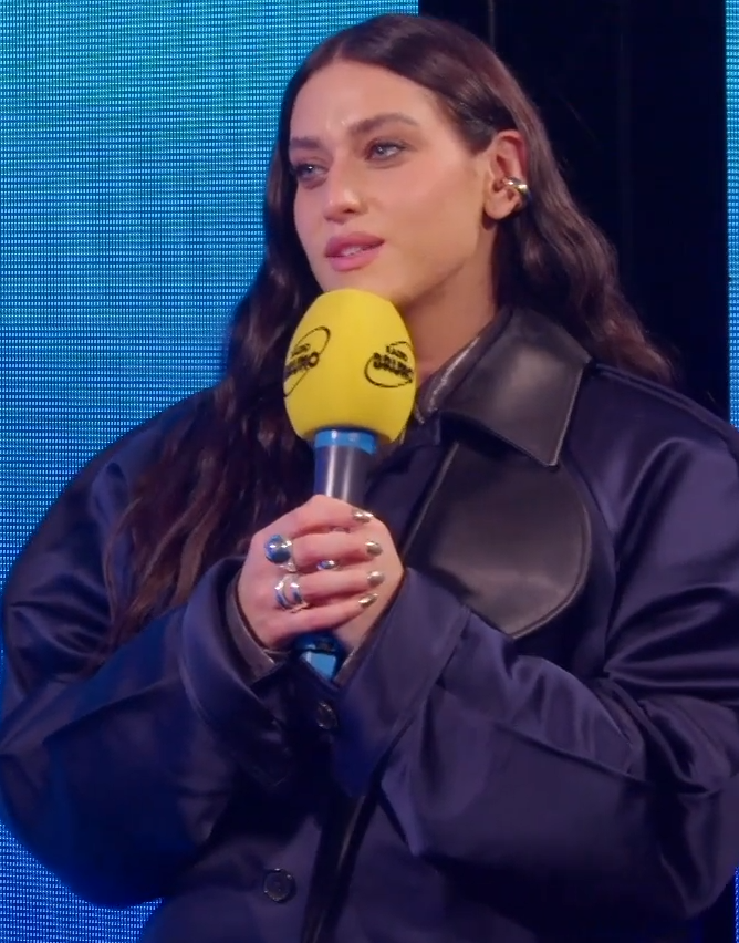 Gaia Gozzi durante un’intervista nel febbraio 2025
