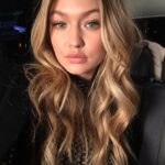 Ritratto della modella Gigi Hadid nel 2015