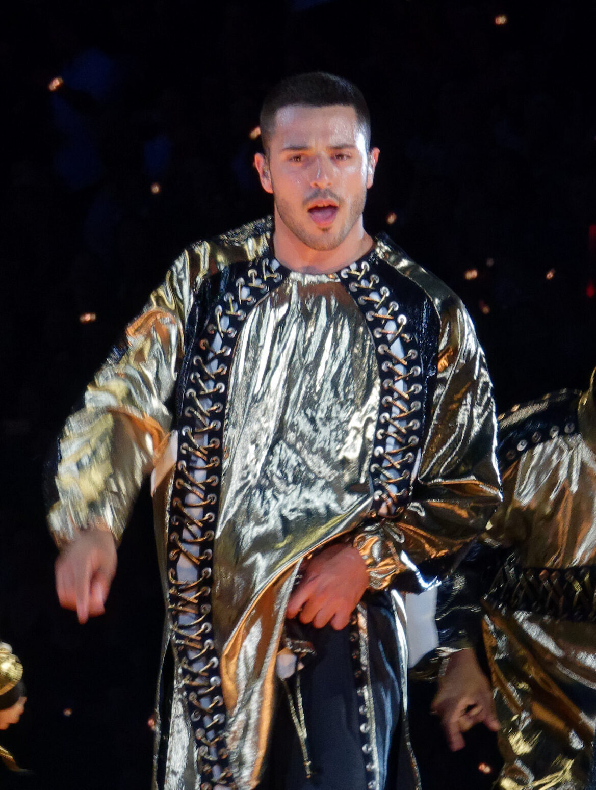 Giuseppe Giofrè durante il Reputation Tour nel 2018