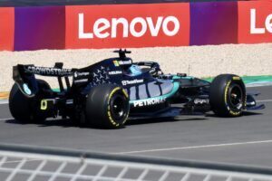 George Russell durante le prove del Gran Premio d'Australia 2026