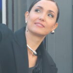 Primo piano di Caterina Balivo al Festival di Sanremo 2026