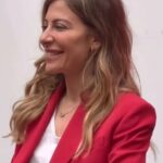 Francesca Fagnani durante un evento pubblico nel 2023