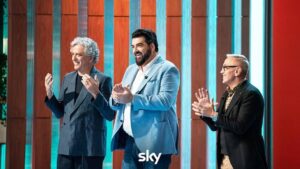 Giorgio Locatelli, Antonino Cannavacciuolo e Bruno Barbieri a MasterChef Italia