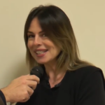 Paola Perego durante un’intervista nel 2015