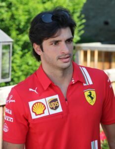 Carlos Sainz durante un incontro pubblico