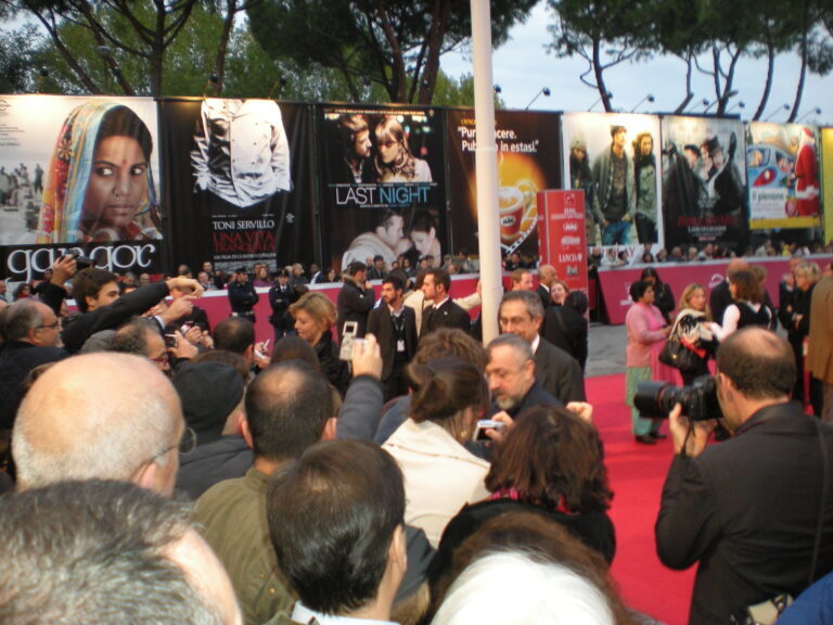 Il red carpet del Festival del Cinema di Roma nel 2010, foto di repertorio