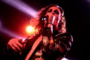 Damiano David in concerto, fotografia di repertorio