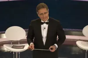 Paolo Bonolis al Festival di Sanremo 2009, fotografia di repertorio