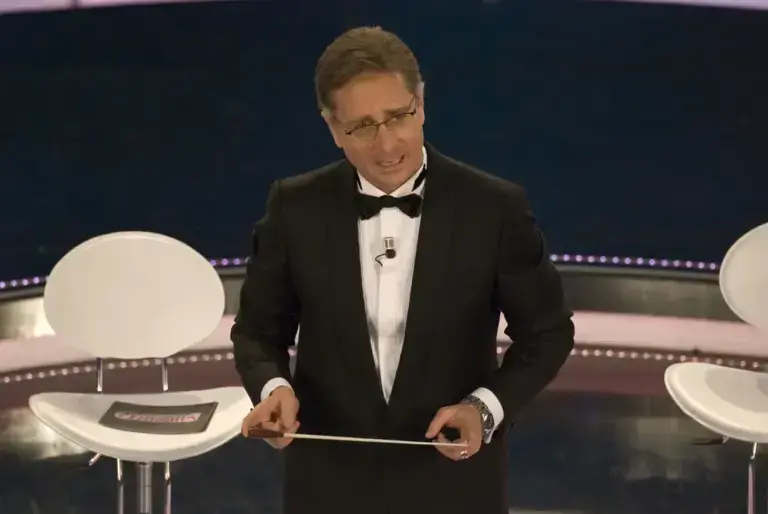 Paolo Bonolis al Festival di Sanremo 2009, fotografia di repertorio